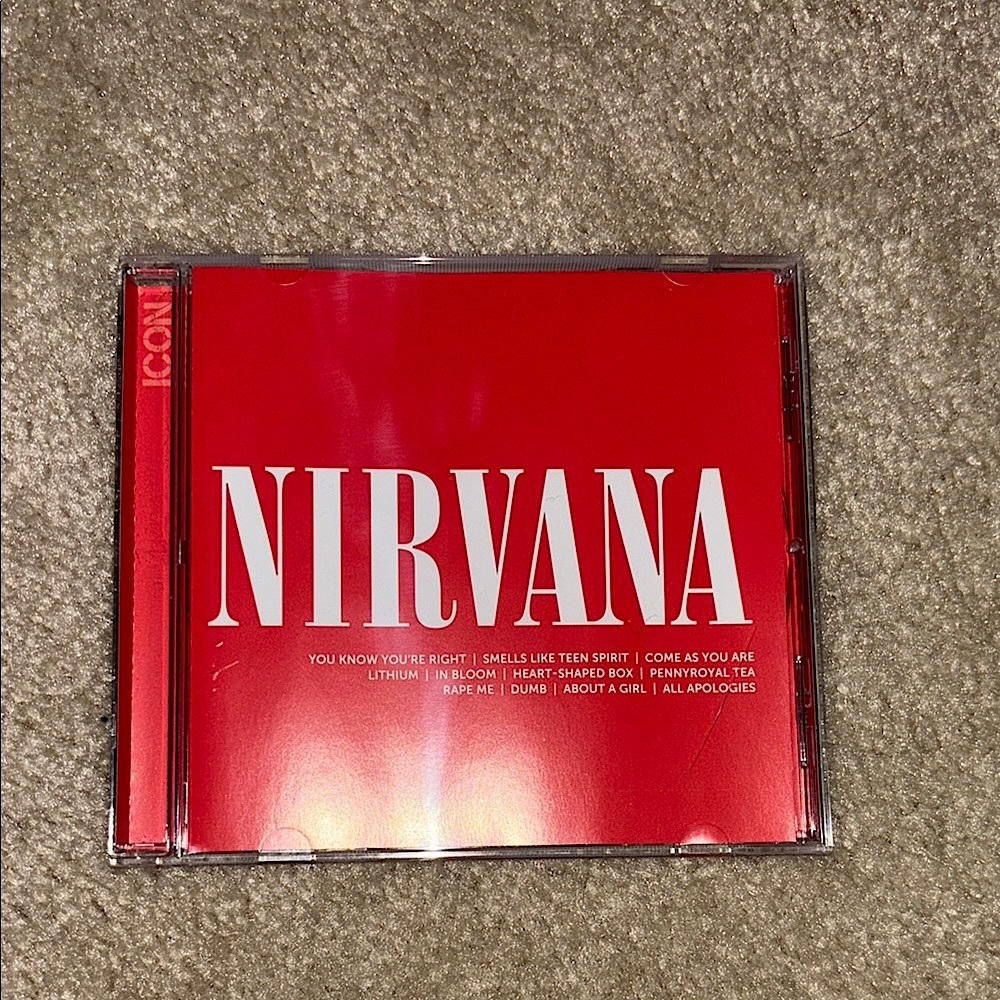 Nirvana Icon CD - Red Cover